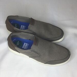 Nunn Bush Men's Brown and Gray Slip-On Loafers